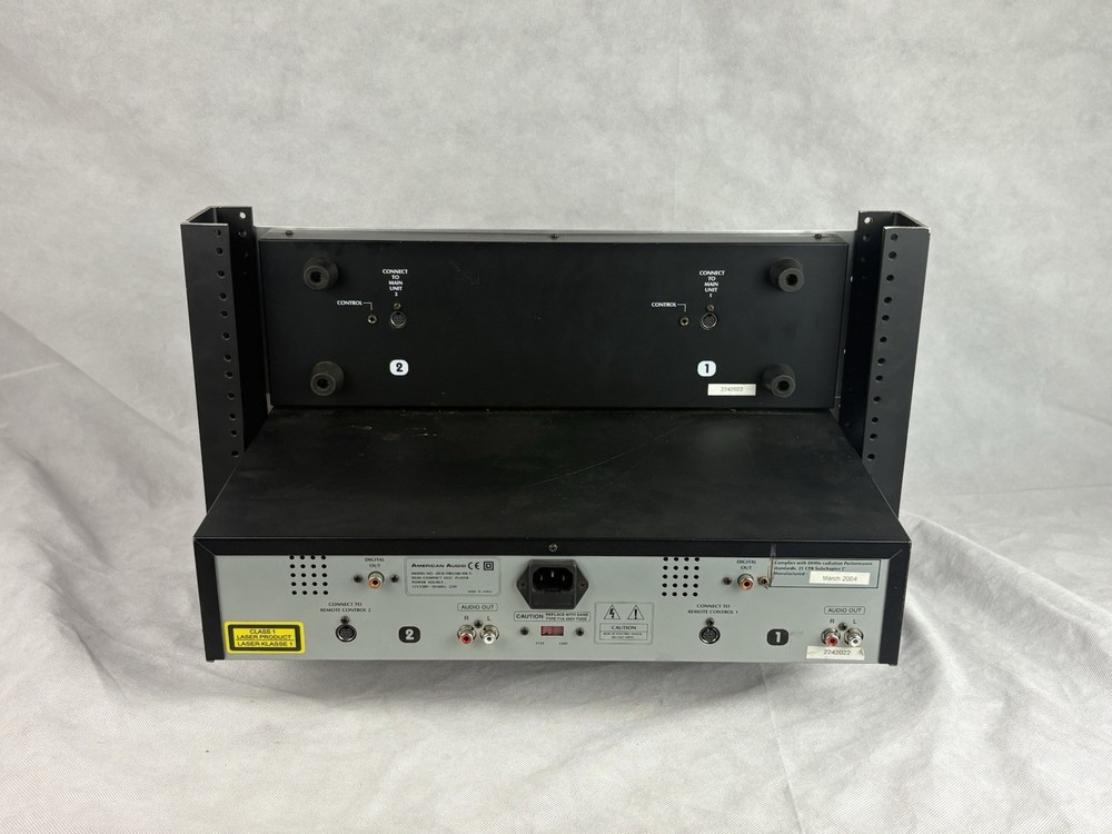 American Audio DCD-Pro300 MK2 Dual CD Player w/ Remote Control Unit – Tested