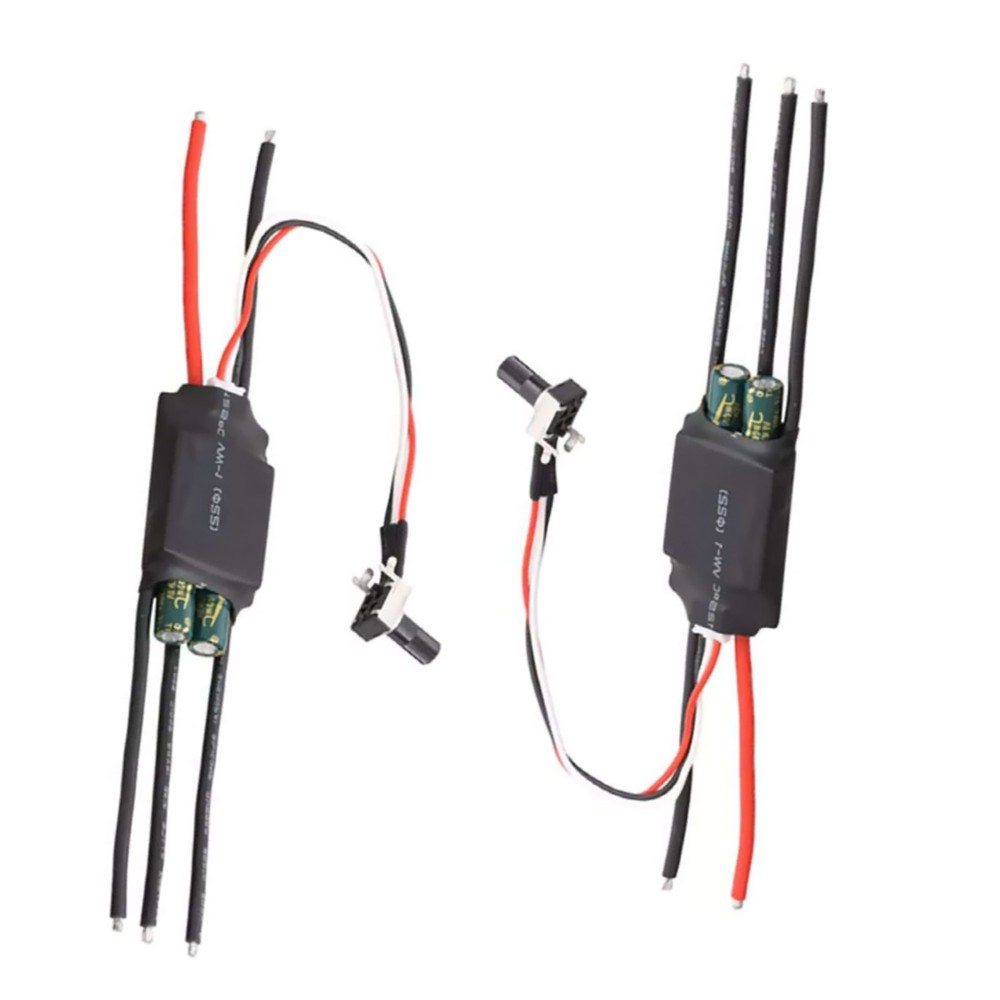 DC 200W 7-24V 2pcs 3-phase Brushless Motor Driver BLDC ESC Speed Controller