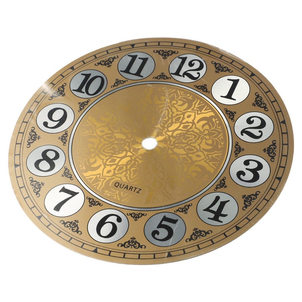 Arabic Numbered Aluminium Wall Clock Face Perfect for Creative DIY Designs