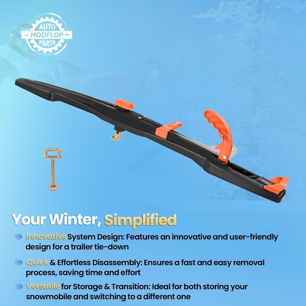 Snowmobile Trailer Tie-Down System 1000-SC-FRONT Compatible with Superclamp