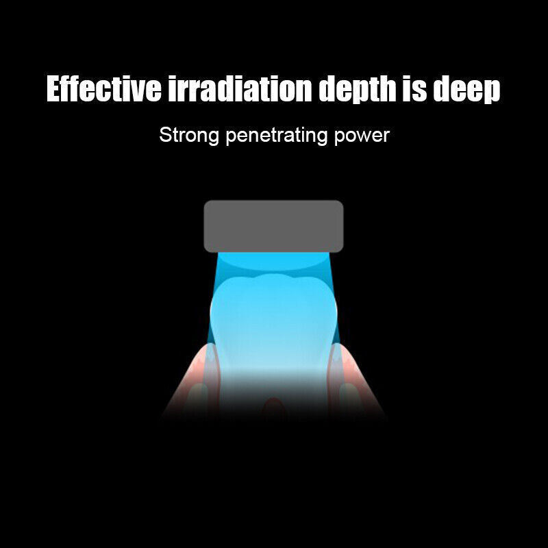 Dental Curing Light LED Resin Cure Lamp 1 Second 3200mw/cm² 6 Modes OLED Screen