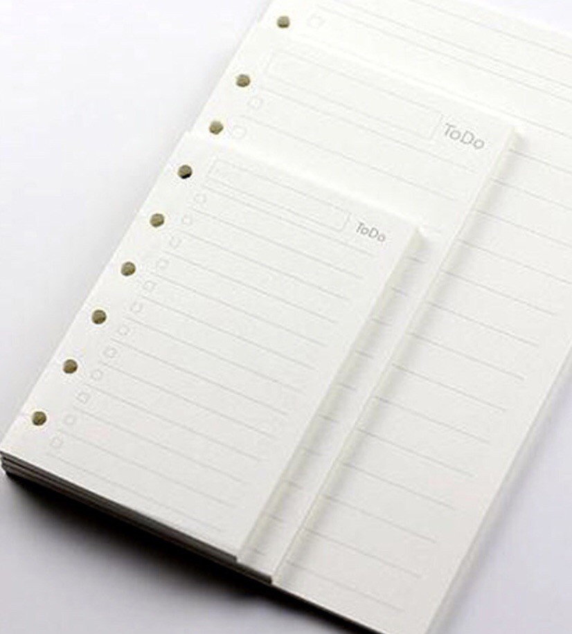 Inserts / Refills Fits For Agenda PM Size Inserts Monthly-Weekly-Todo Refills