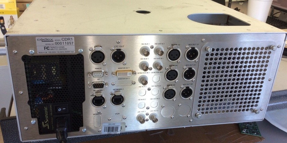 Codex CDR1 Rackmount Audio Recorder