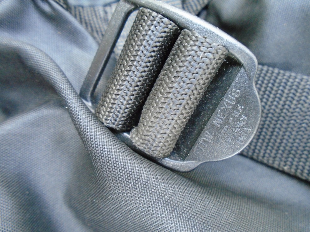 USGI Black Nylon 6-Strap Compression Stuff Sack For Sleep System Sleeping Bag