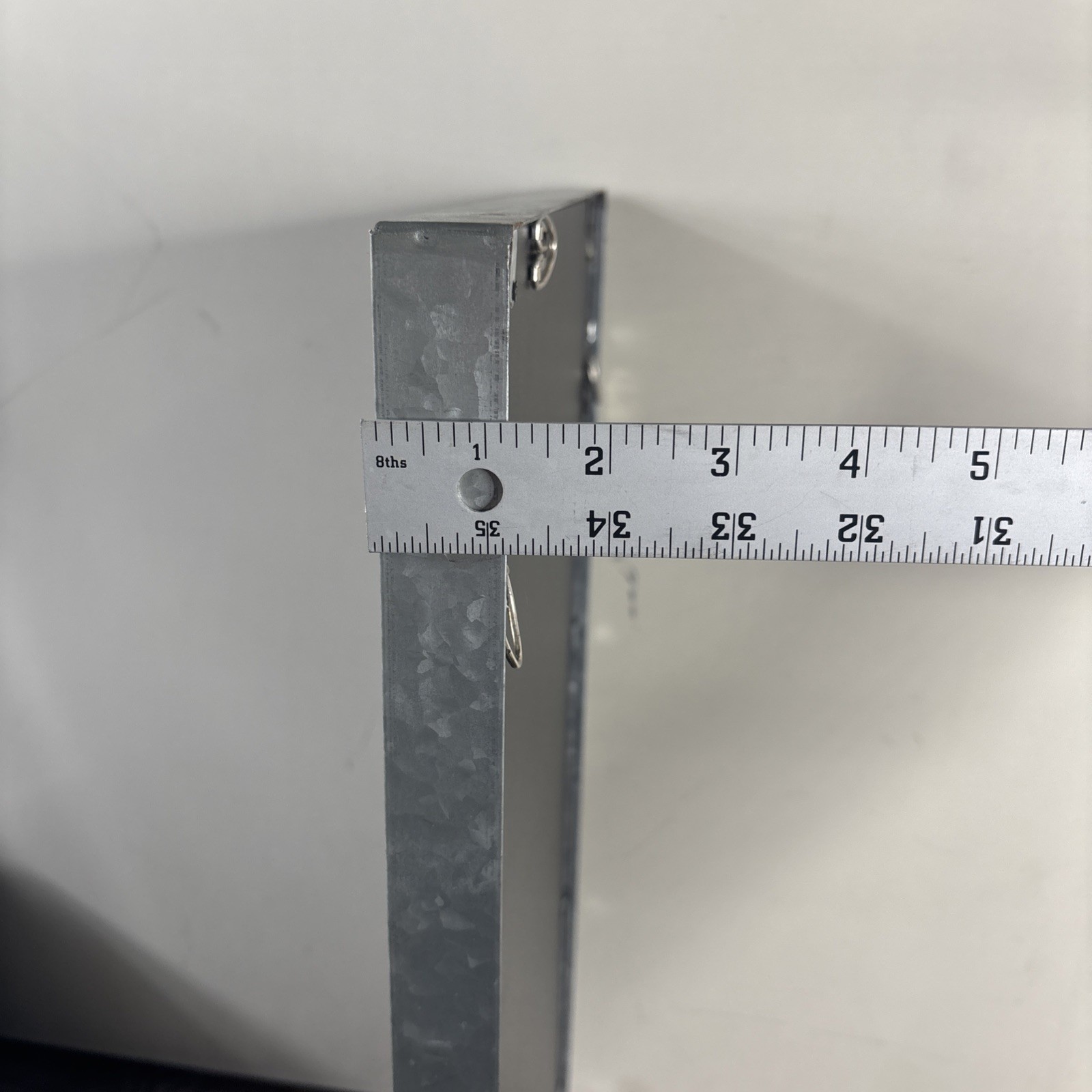 Rectangular Chalk Board with Galvanized Metal Frame,13x23in Blank And Silver