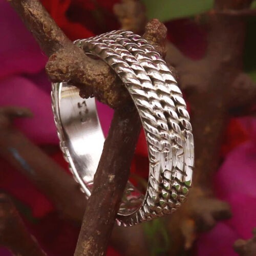 Solid 925 Sterling Silver Band & Statement Ring Handmade Ring All size R-28