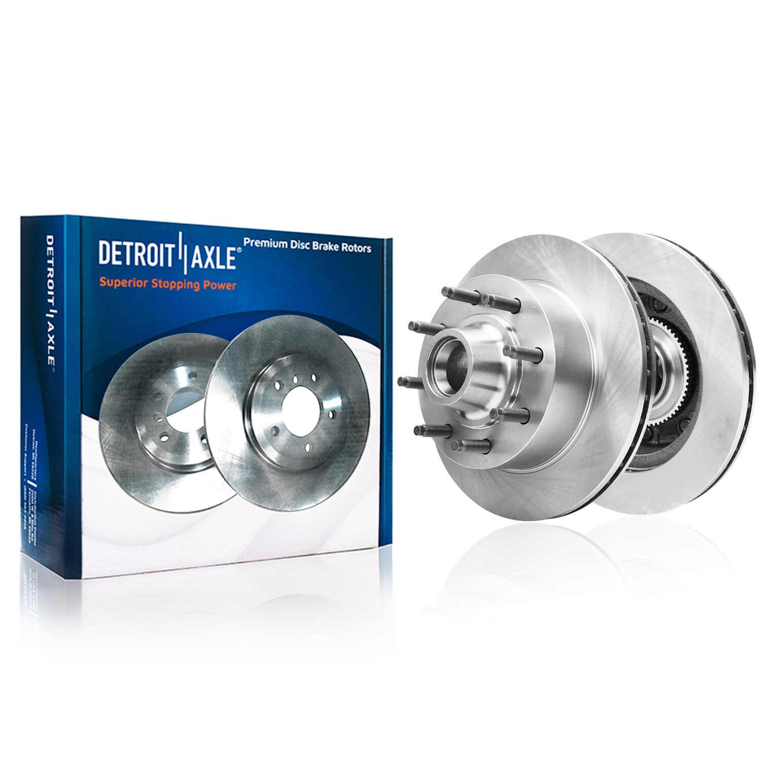 2004 - 2007 Ford E-350 Super Duty Front 331mm + Rear 326mm Brake Rotors Pads