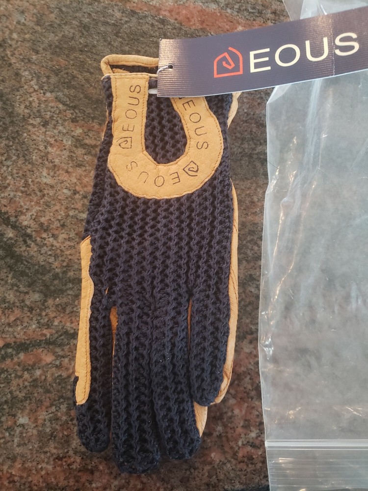 Equus Leather Child Gloves - Small Navy