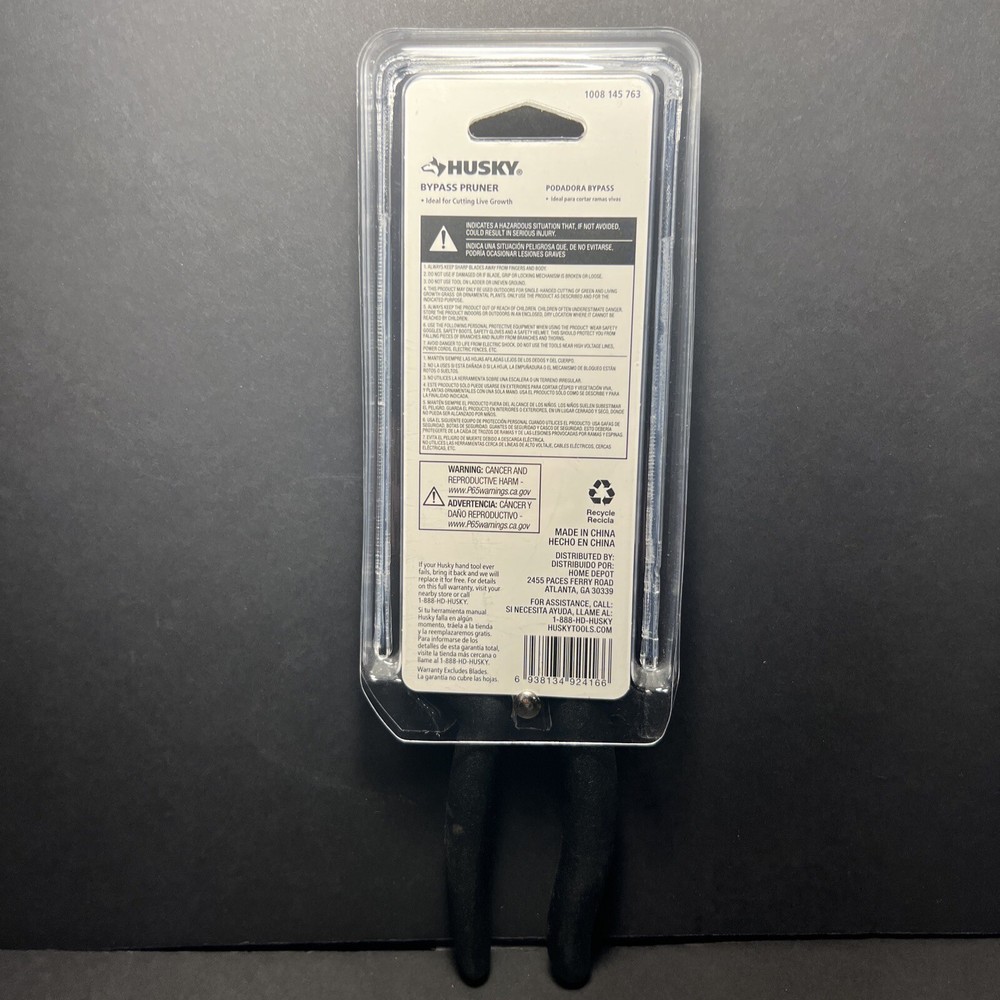 HUSKY Bypass Pruning Shears 5/8" Cut Width