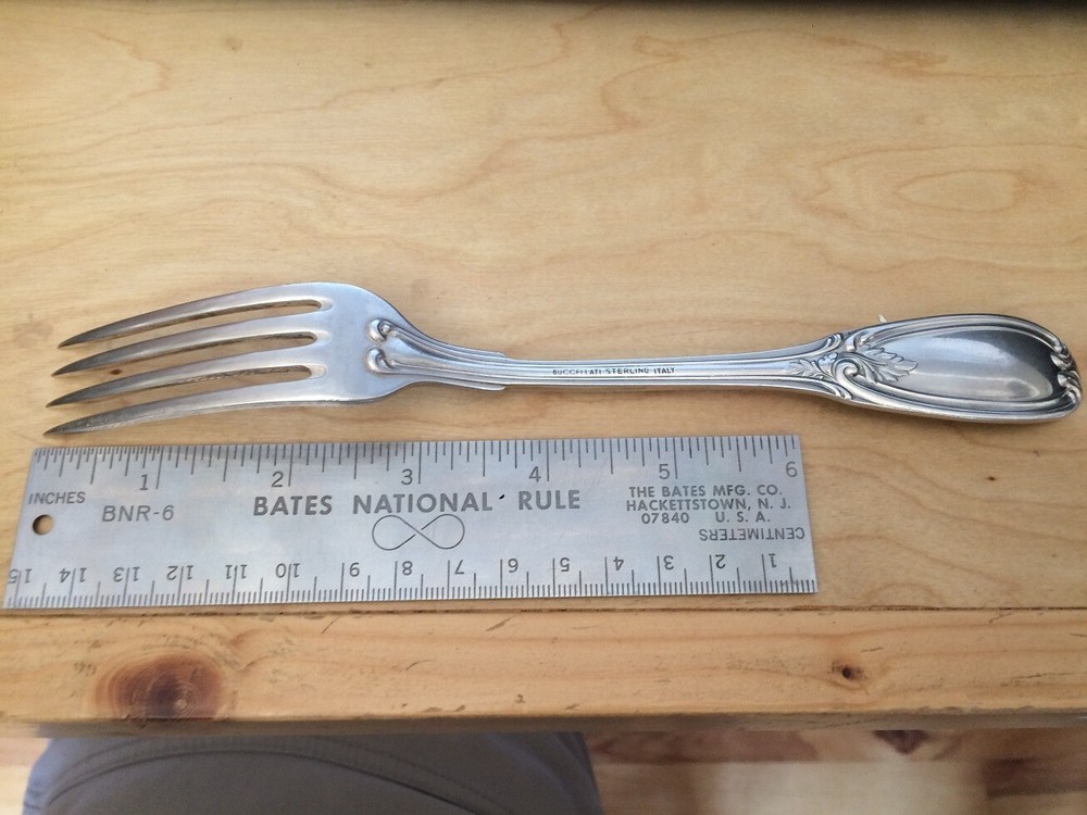 BUCCELLATI Saya Pattern Sterling Dinner Fork 8 1/4"