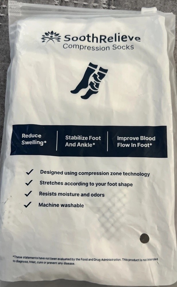1 Pair Large SoothRelieve Compression socks