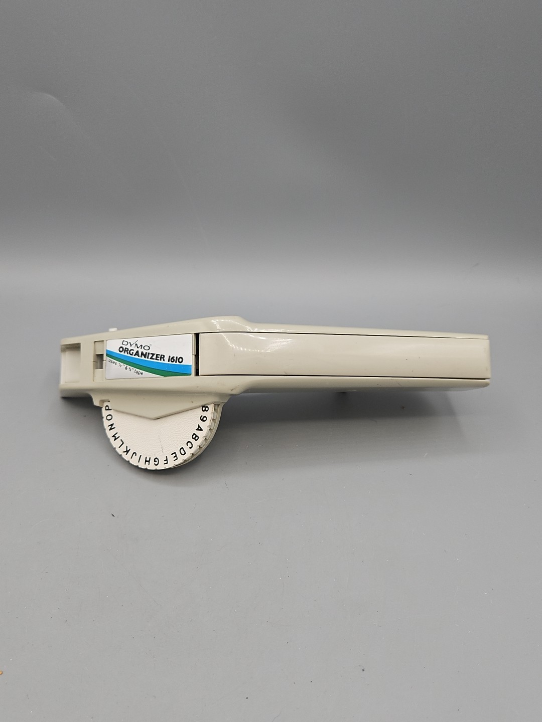 Vintage Dymo Organizer 1610 Embossing Label Maker 1/4 3/8 Tape -