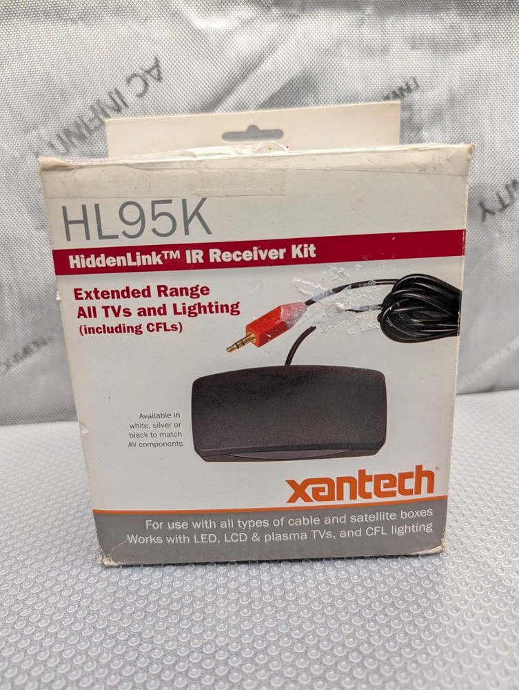Xantech HL95K HiddenLink IR Receiver Kit Extended Range Open Box