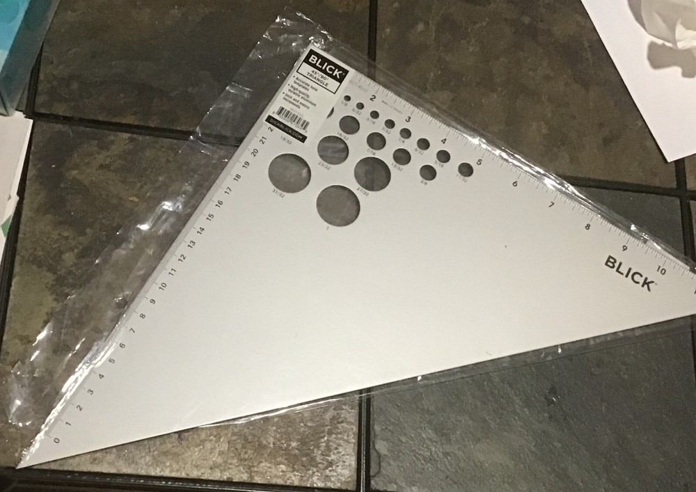 BLICK 45/90 Degree Triangle NEW