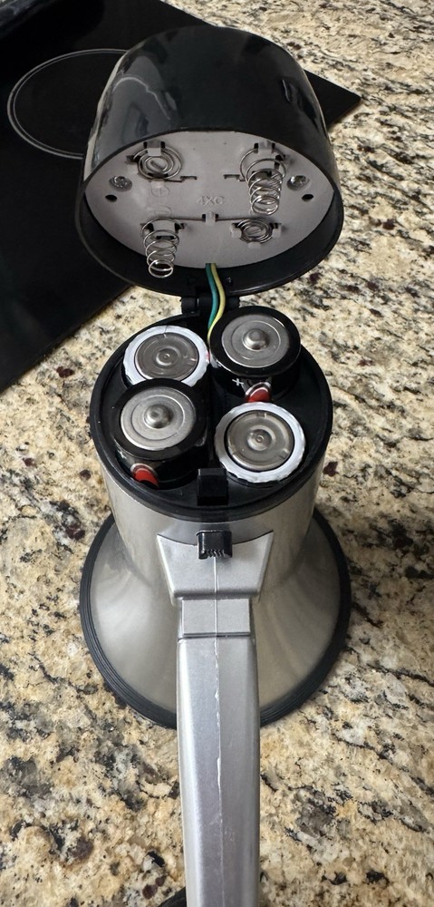 Pyle Megaphone Silver Handheld Speaker 1000 Yards Range