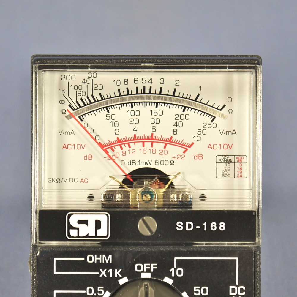 Leviton Range Multimeter Multi-Tester for testing Volts Ohms & Amps 48924