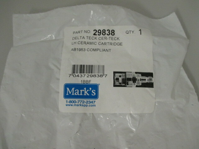 Mark's Delta 29838 LH Ceramic Cartridge