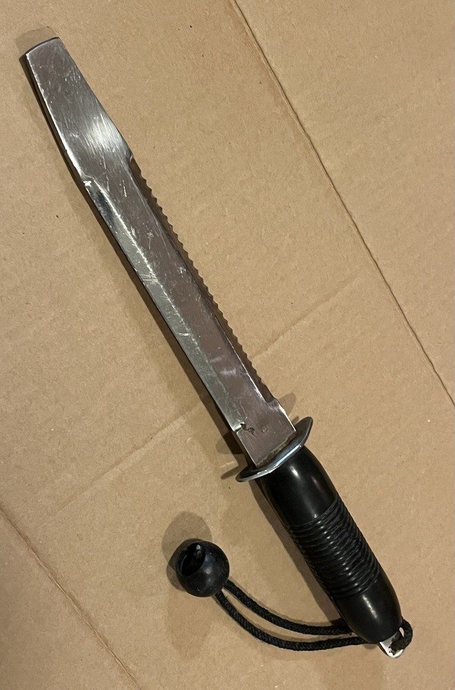 Vintage Dacor Divers Tool Pry Bar 12” Scuba Diving Knife Multi Function MIJ