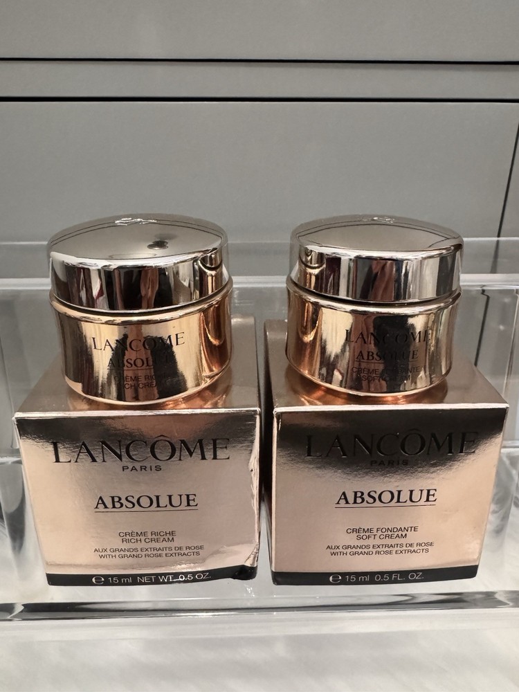 Empty Lancome^ Skincare Pots/Bottles Gift Set