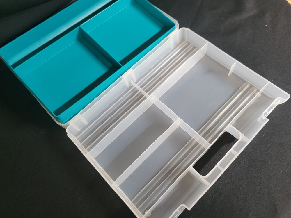 Craftstor Portable Stackable Case Box For Rubber Stamps And Accessories Crafts