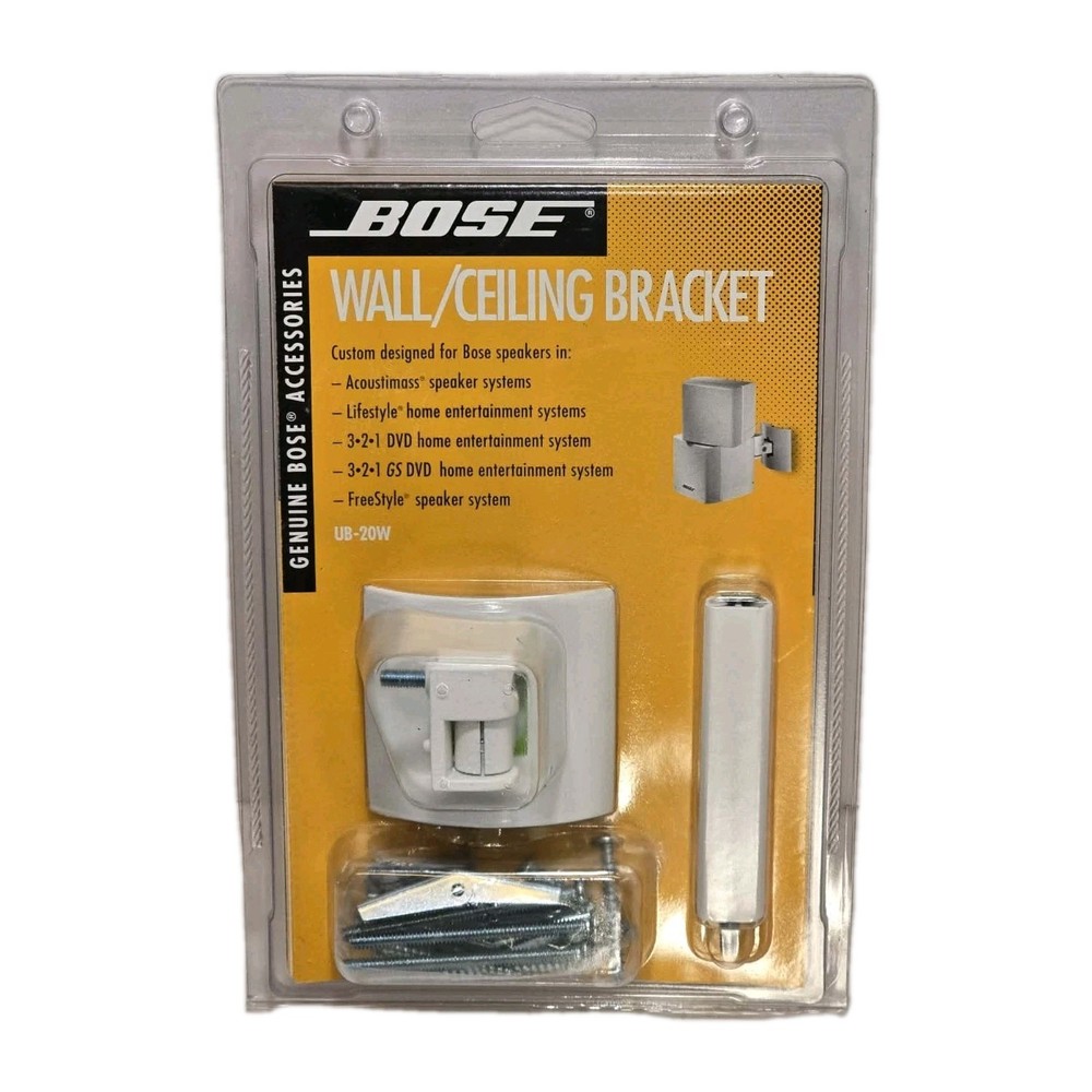 🔊 Bose UB-20W Wall/Ceiling Bracket White Genuine NIP Speaker Mount 🔊
