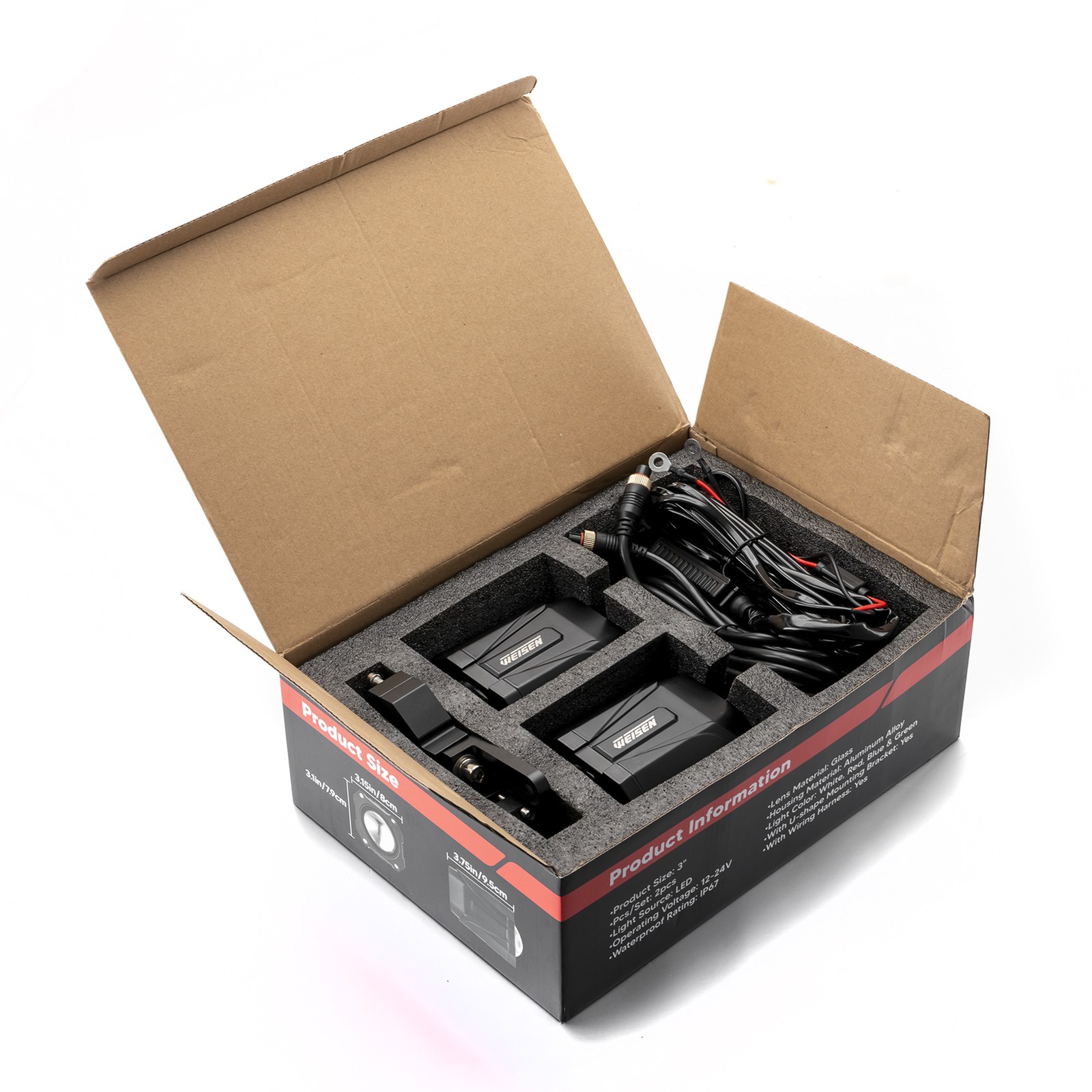 Laser Whip Lights Whipless LED 2PCS for Polaris RZR/Maverick X3/Zforce ATV UTV