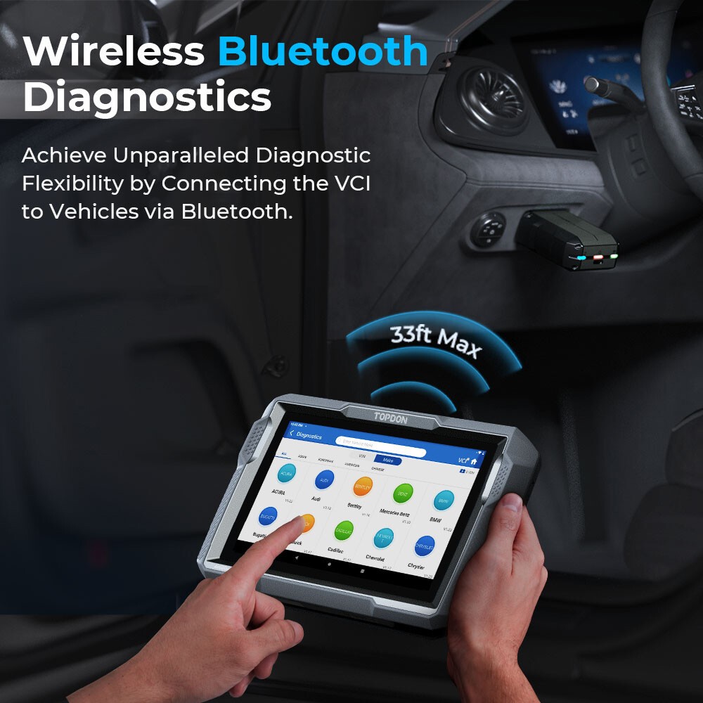 🔥2026 TOPDON AD900 Lite Bluetooth Scanner Bidirectional Diagnostic Scan Tool