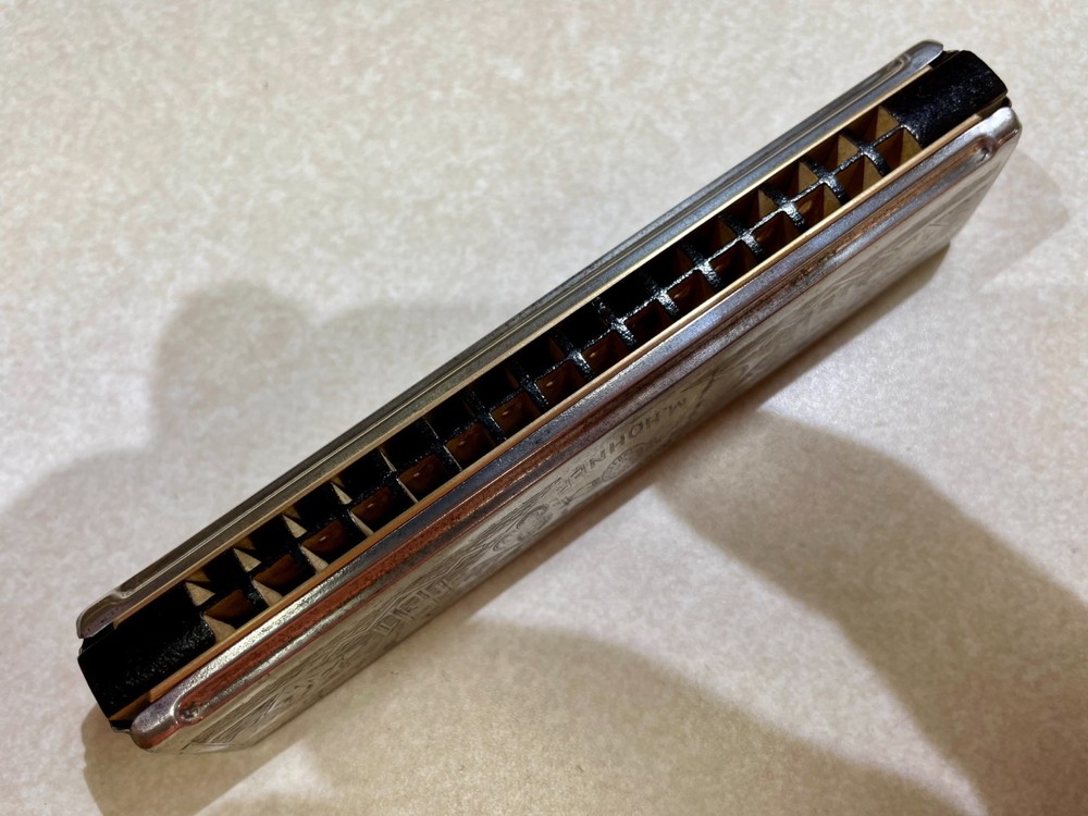 Harmonica Hohner Echo, antique, key of C