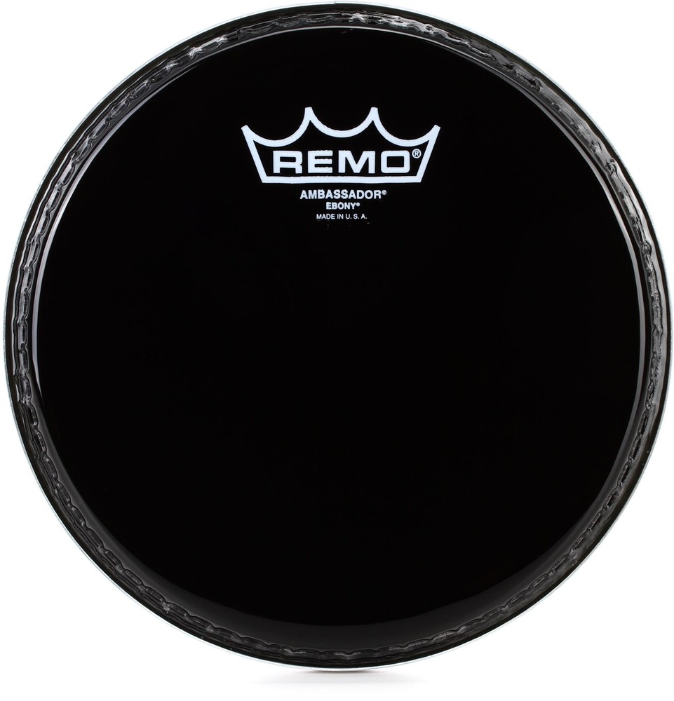 Remo Ambassador Ebony Drumhead - 8 inch (2-pack) Bundle