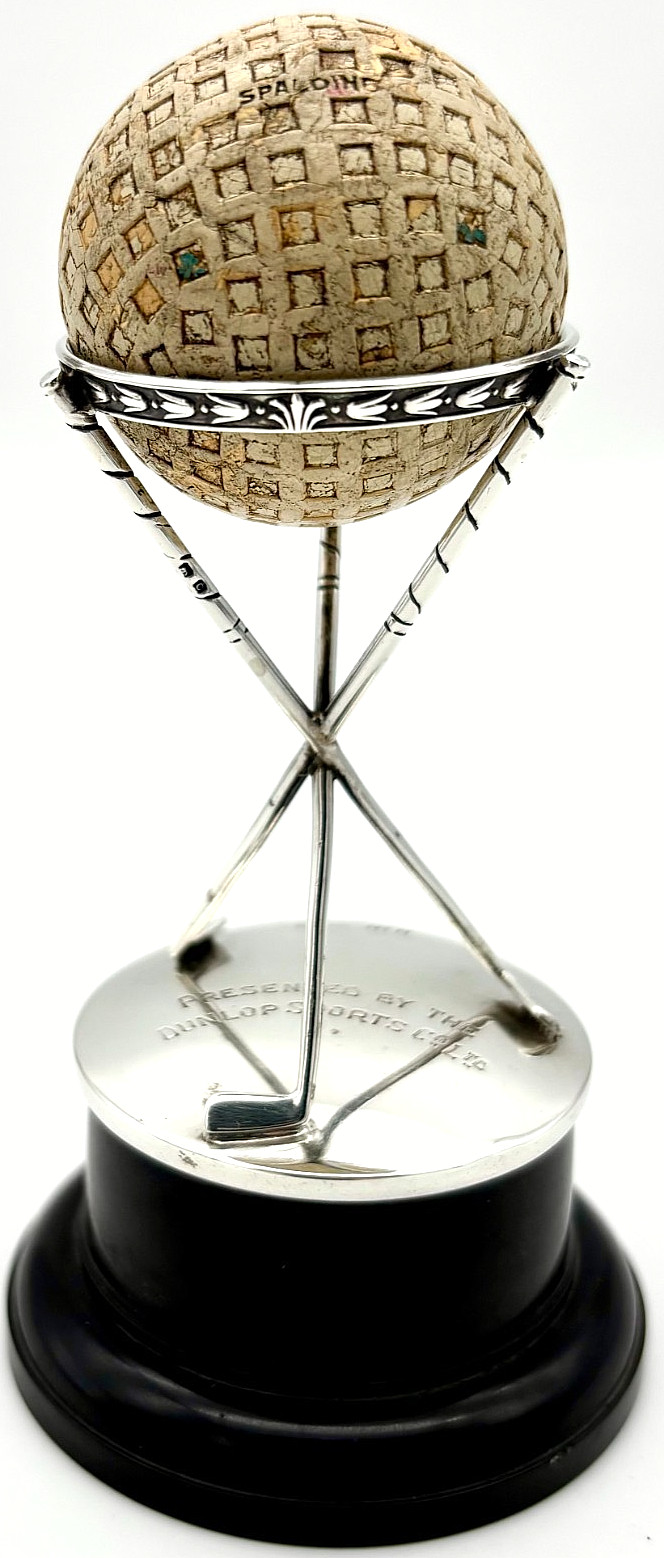 Silver Golf Trophy by Birmingham Medal Co 1927 – Spalding KRO-FLITE Golf Ball