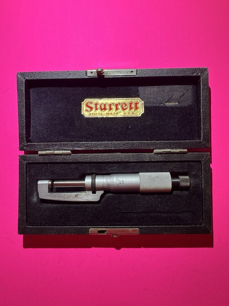 starrett 0-1 hub micrometer