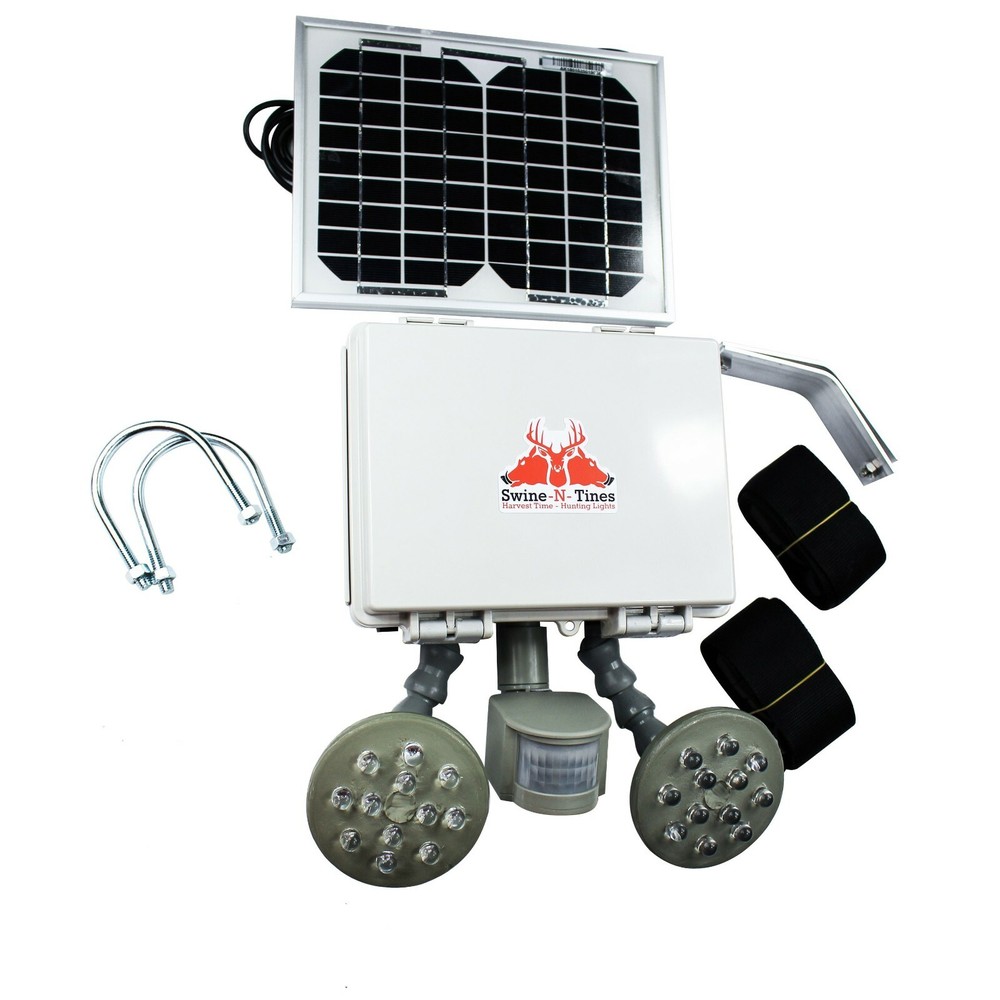 Harvest Time FEEDER LIGHT! Solar, Motion Activated, AmberGlow Hog Light - XCELL