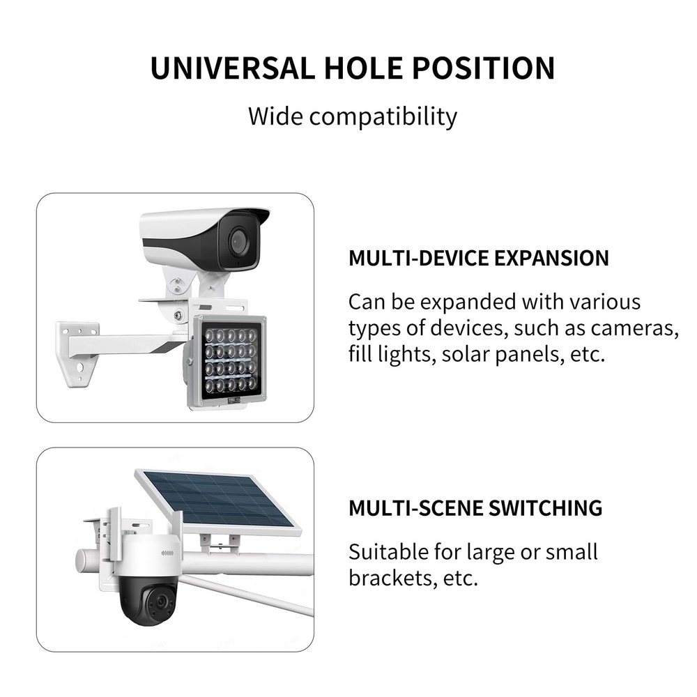 CCTV Mount Bracket LShape Security Plate Universal Wall Ceiling Mounting