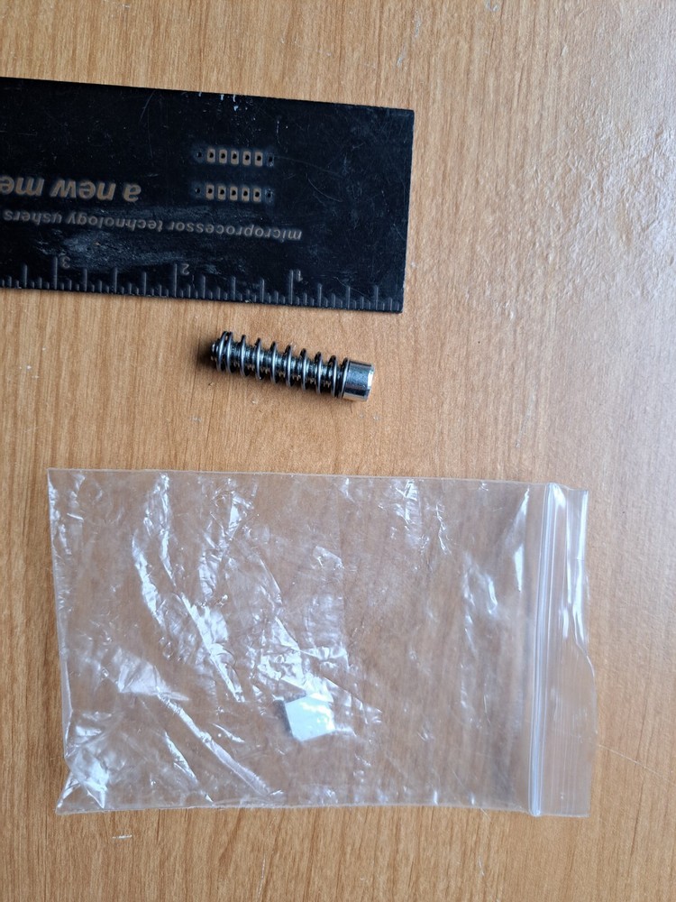 BAUER head SCREW-BOLT with SPRING for manual drain cleaner
