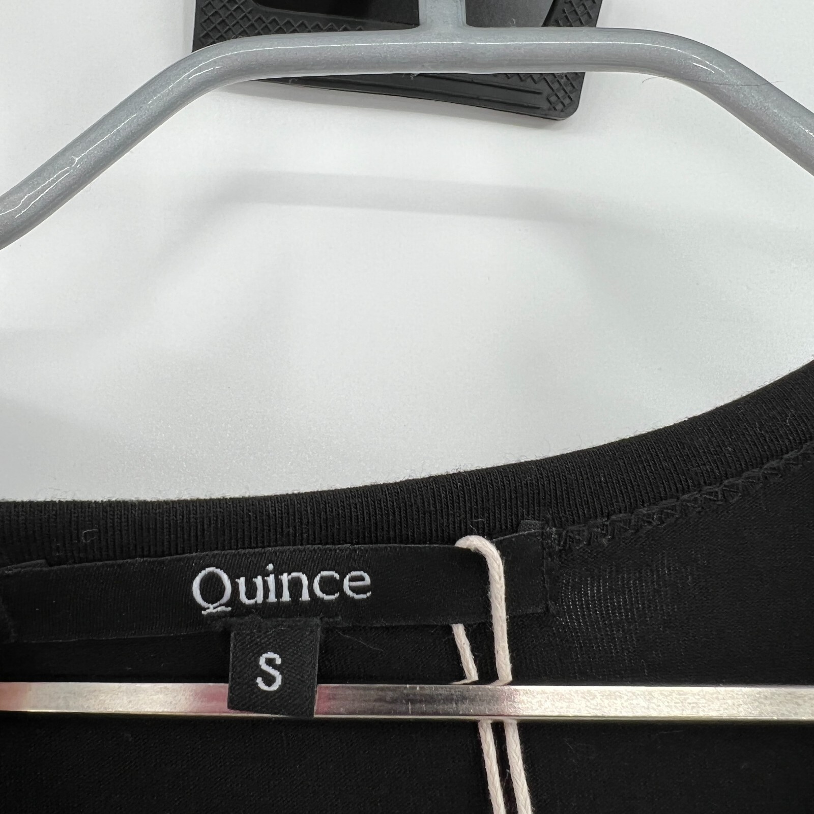 Quince Women’s Black Tencel Jersey Tank Maxi Dress sz S NWT Side Slit Sleeveless