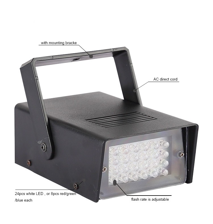 LED Attic Squirrel Repeller Strobe Flashing Light Speed Control Animal Friendly
