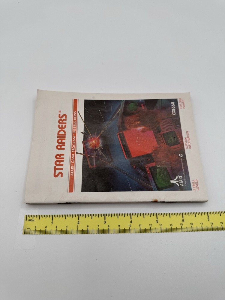 VTG Atari Instruction Booklets ONLY: Defender Star Raisers Pac-Man Atari Force