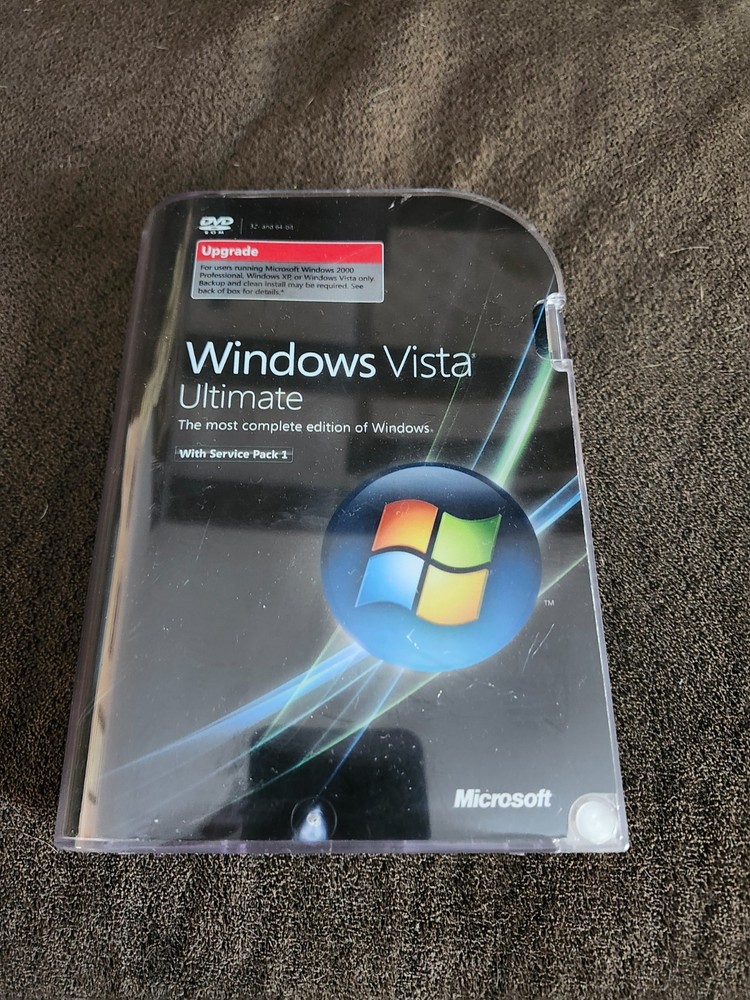 Windows Vista Ultimate 64-32 bit service pack 1