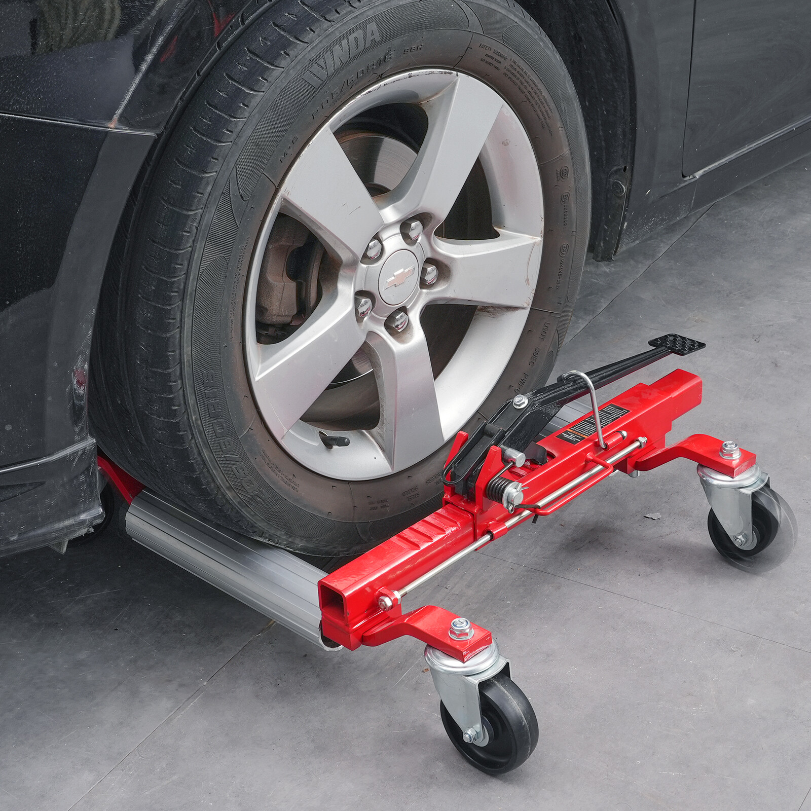 Truck Car Wheel Moving Dolly 1500lbs Ratchet Type Auto Tire Lift Car Dolly