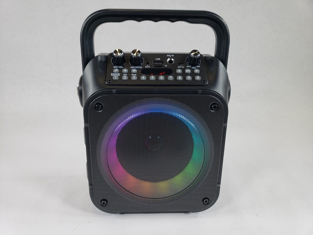 Karaoke Machine with Two Wireless Microphones Bluetooth Portable Karaoke Machine