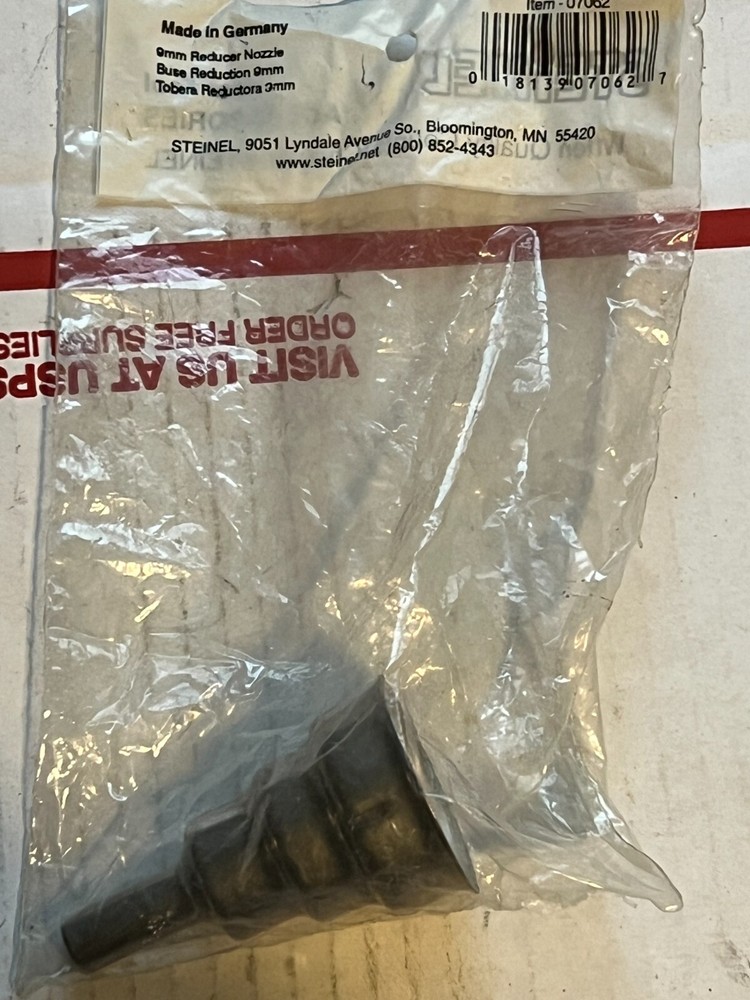 stein 07062 9mm  reducer nozzle nos poor packaging