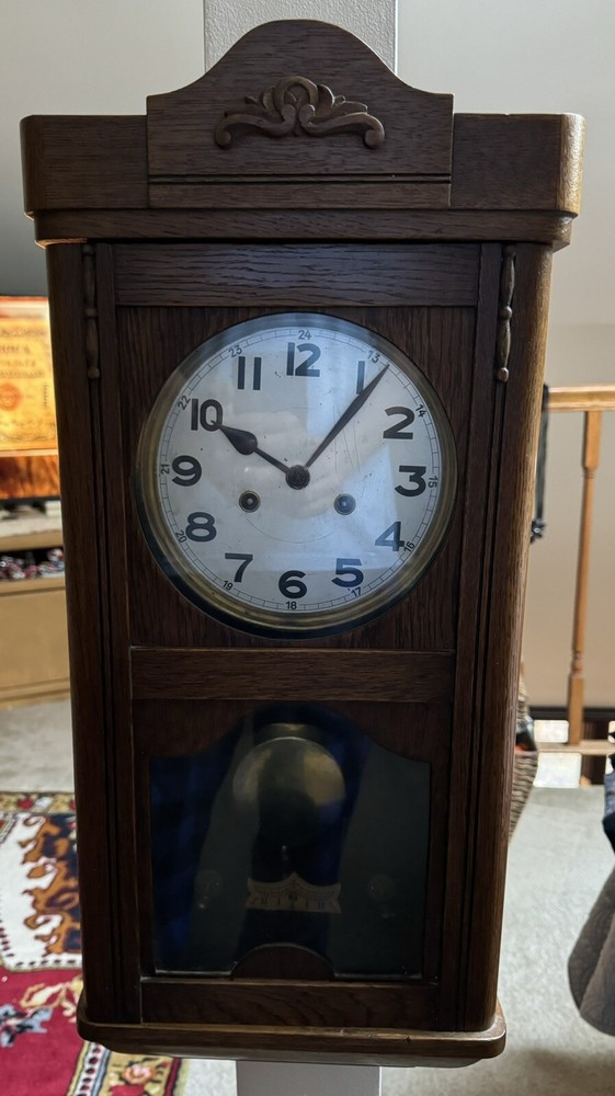 antique german wall clock