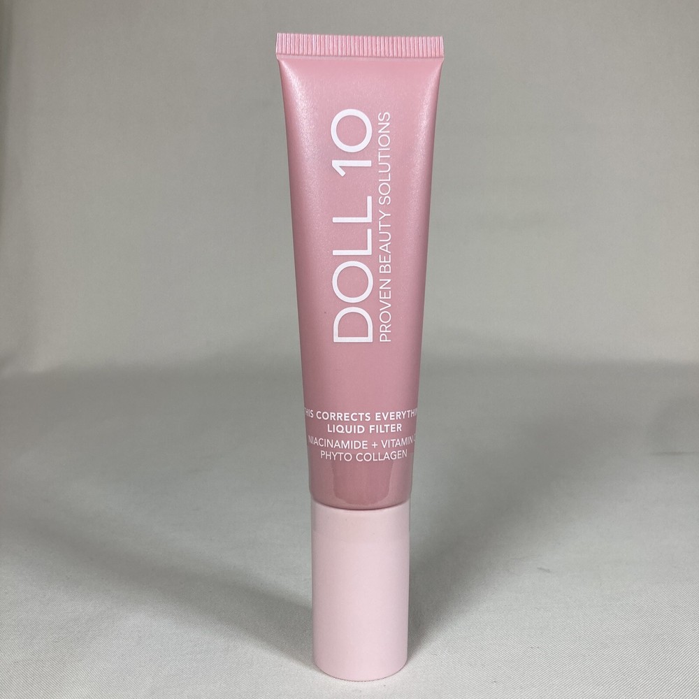 Doll 10 This Corrects Everything Liquid Filter with Niacinamide in MEDIUM - New