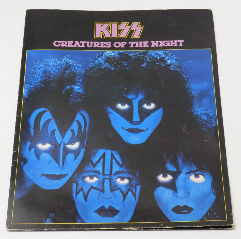 KISS VINTAGE CREATURES OF THE NIGHT 1982 PROMOTIONAL PRESS KIT FOLDER ONLY
