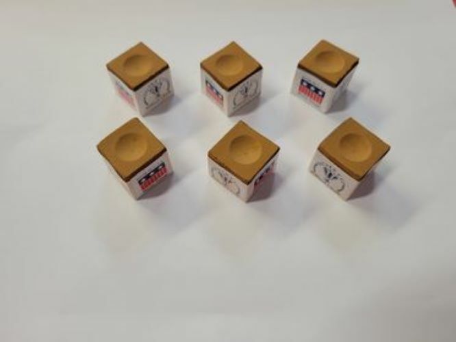 Silver Cup Billiard Chalk - 6 pack (Copper)