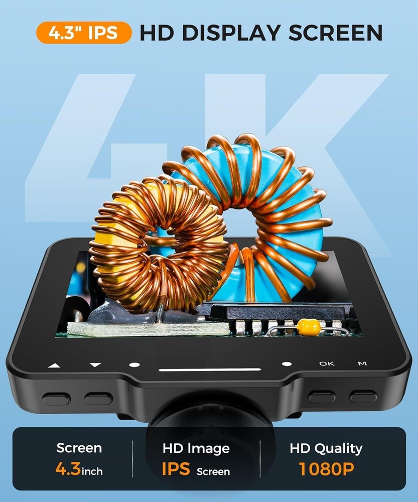 Professional 1000X Magnification Stereo Microscope Camera.