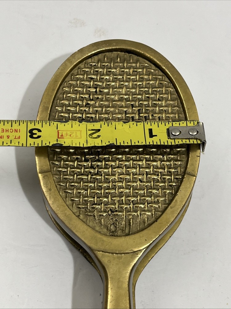 dav Windcurrent Collection Tennis Racket Solid Brass Door Knocker 8 3/4”