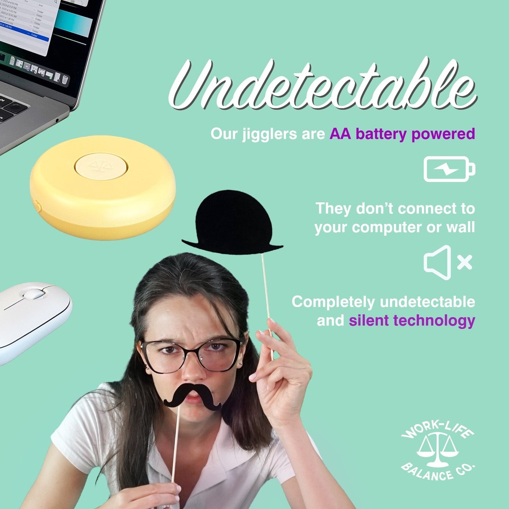 Mechanical Mouse Jiggler Undetectable Device - No USB No Software Required