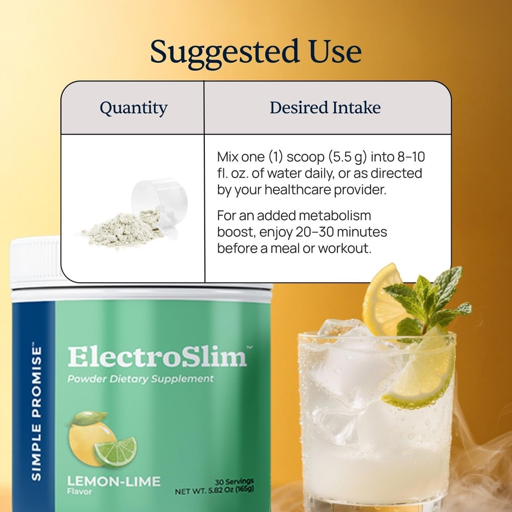 ElectroSlim - Sugar-Free Electrolyte Powder Hydration Support ... Simple Promise