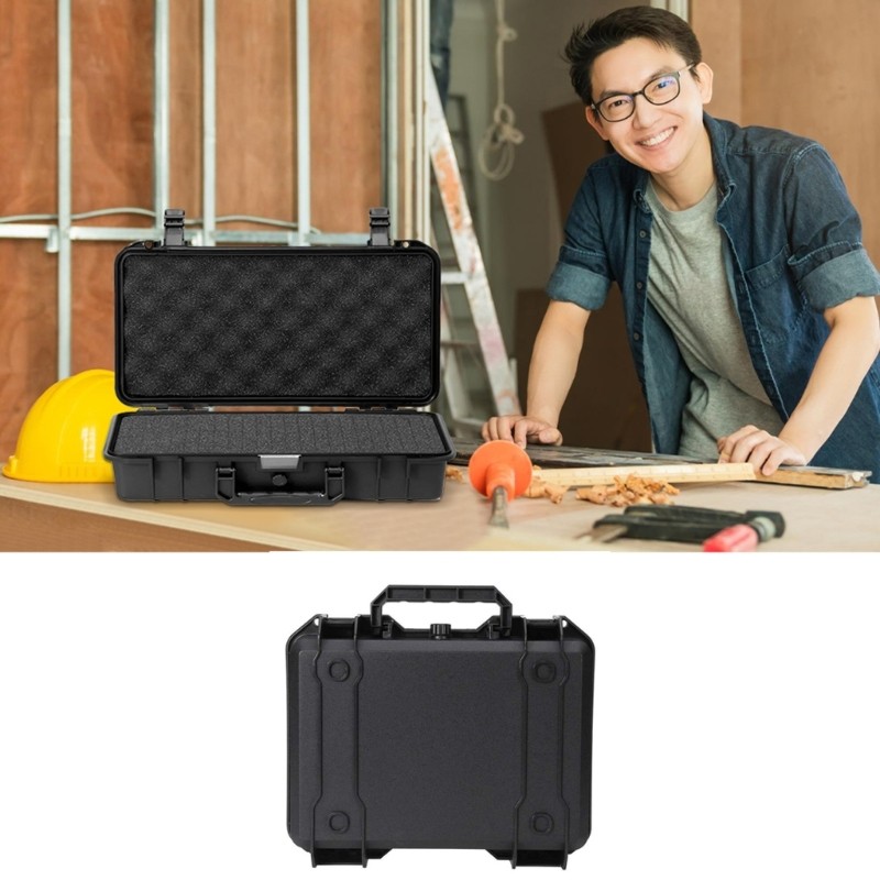 Heavy Duty Moisture Proof Plastic Instrument Case With Removable Protective Foam